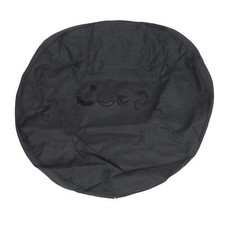 2013-2017 Jeep Wrangler Tire Cover Black Jeep Logo Mopar Genuine Oem Brand New