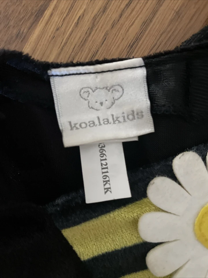 Raro Disfraz de Abejorro Koala Niños 3-6 Mo Halloween Amarillo Negro Foto 4 de 4