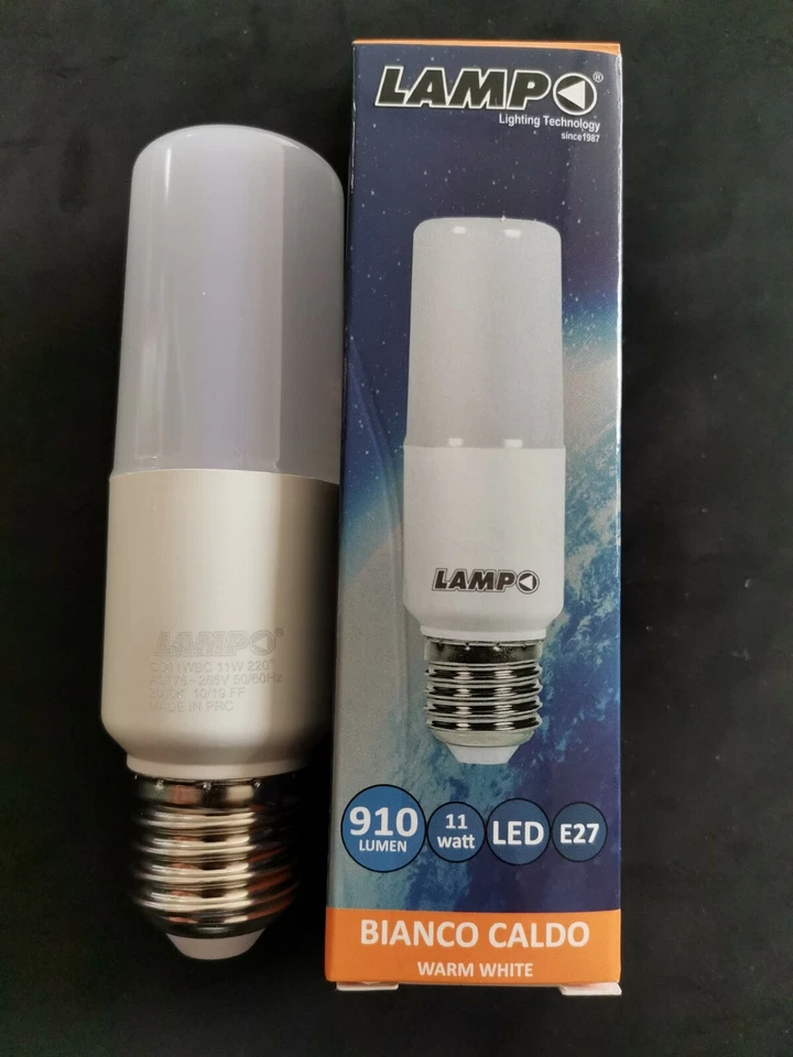 Lampada a led E27 11w luce calda 910 Lm LAMPO cono - Immagine 2 di 2