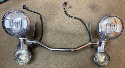 2010 Touring FLHTCU  Front Blinker Spot Light Bar passing lamp custom dynamics