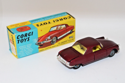 Vintage, 1966 Corgi Toys, Le Dandy Coupe, Henri Chapron Body on Citroen D.S Chassis, Diecast Model Car, No. 259, Made in Britain - Israel
