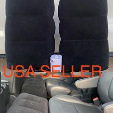 2 Black Van Ottoman Seat Footrest Conversion Set Usb Air Pump Fit Toyota Sienna