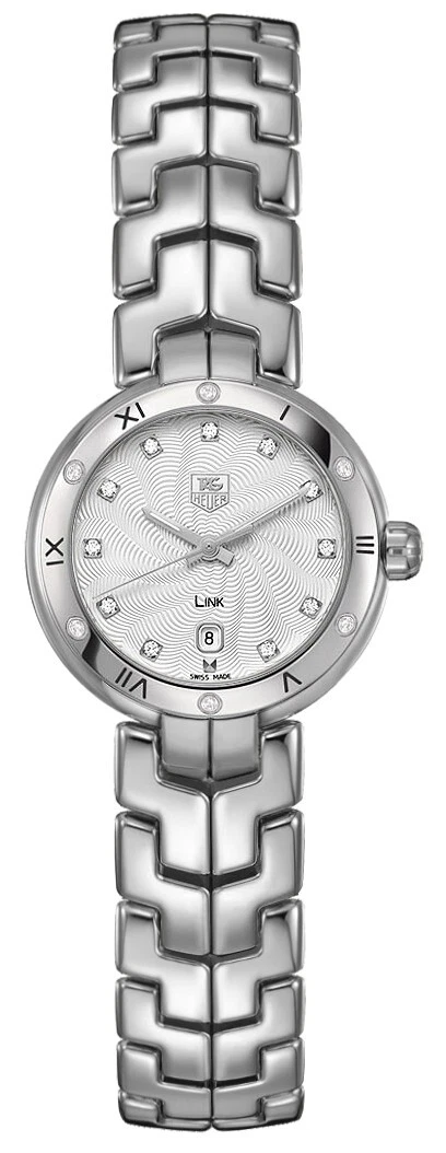Tag Heuer Link 34.5mm Ladies Watch needs new battery with diamonds WAT1316.BA0956 Tag Heuer Link 34mm Ladies Watch main image 3