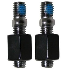 2x Mirror Adapter M8 x 1.25 Right Hand Thread to M8 x 1.25 Right Hand Thread