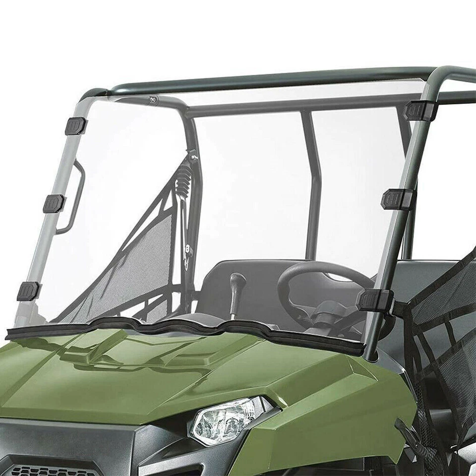 Parabrisas completo para Polaris Ranger 400 500 570 800 2010-2014 tamaño mediano EFI EPS EV Foto 3 de 4