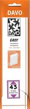 DAVO EASY Self-Adhesive Mounts CLEAR 215 x 43 Package of 18