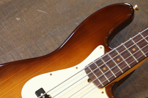 MINTY! Fender 75th Ann. Commemorative Jazz Bass 2-Color Bourbon Burst + OHSC - Picture 8 of 22