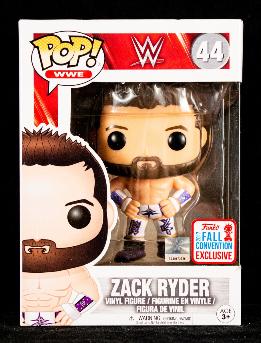Funko Pop! WWE Zack Ryder #44 w/ Protector 2017 Fall