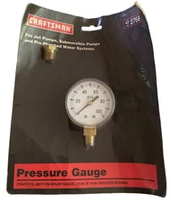 Vintage Craftsman Engine Compression Pressure Gauge Jet or Water Pump NOS Sealed