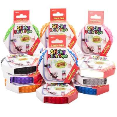 BRICK Bausteinband selbstklebend Silikon Streifen Ecke biegbar Schäl Stick Rolle