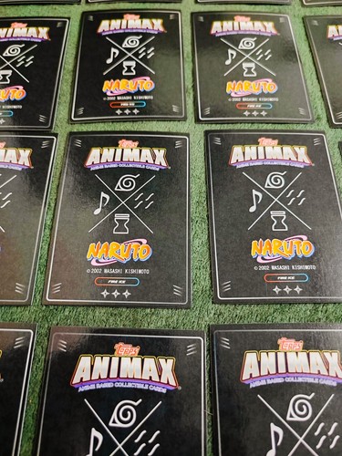 Topps NARUTO ANIMAX JET BLACK Limited Edition Card Full Set Of 15 CARDS NM 2024  - Afbeelding 7 van 8