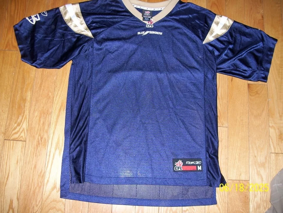 Winnipeg Blue Bombers CFL Jersey Size Medium - Image 2 of 2