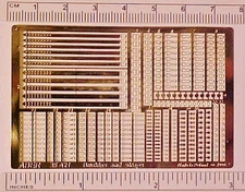 Photo-etched Sheet of 1:32 Scale Stablemate Model Horse Buckles & Straps GOLD