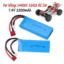 7.4V 2500mAh Lipo battery for Wltoys 104001 124019 124018 144001 RC Cars Boats