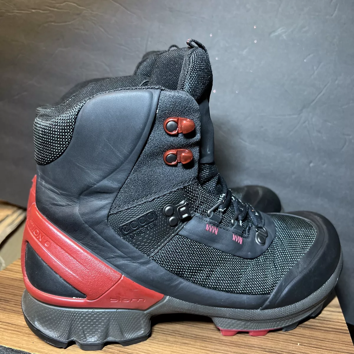 Magnetisk Rød Kvæle RARE* ECCO BIOM HIKE 1.2 Boots Gore-Tex Boots Extreme Hiking Size 41 / Us  8.5 | eBay