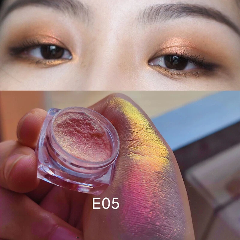 Multi Chrome Eyeshadow Pigments Long Lasting Chameleon Glitter Powder Eye Shad 」 - Image 3 of 4
