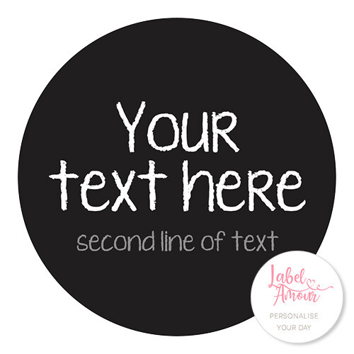 PERSONALISED Wedding Birthday Business Baby Party Bag Favour Sticker Labels - 02 - Picture 1 of 5