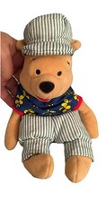 Disney store Mini Bean Bag plush 8" Choo Choo Winnie the Pooh