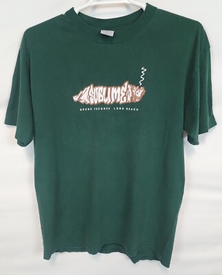 Vintage 90s SUBLIME Joint SKUNK RECORDS Jerzees Cotton T Vintage 90s SUBLIME Joint SKUNK RECORDS Jerzees Cotton T