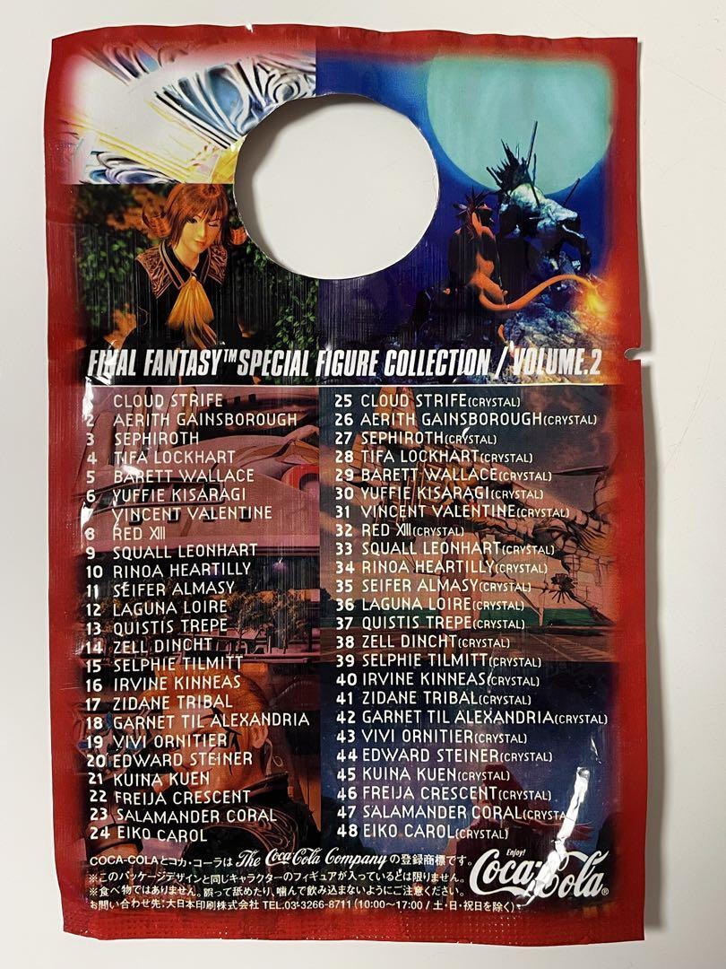 Final Fantasy Coca-Cola Figure Color Complete Set FF7 8 9 10