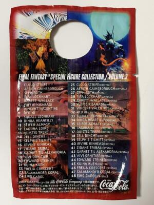 Final Fantasy Coca-Cola Figure Color Complete Set FF7 8 9 10 All