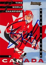 Bryan McCabe autographed Hockey Card Team Canada 1995 Donruss World Champions #8