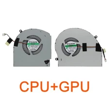 1 Pair OEM CPU + GPU Cooling Fan Replace For DELL Alienware 17 R4 R5 P31E ALW17C