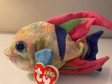 Ty Beanie Baby - ARUBA the Angel Fish 7" NEW MWMTs Plush Stuffed Animal Toy