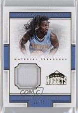 2015-16 Panini National Treasures Material 30/75 Kenneth Faried #26 u0h