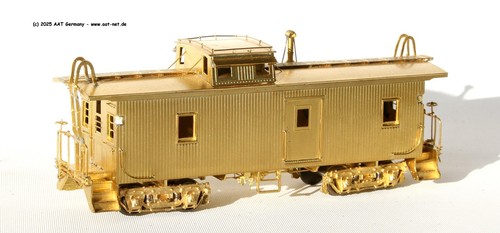 Overland Models H0 Corea 1180 - CA-1 Caboose de madera, latón sin pintar, NUEVO Y EMBALAJE ORIGINAL | Zustand: Neu