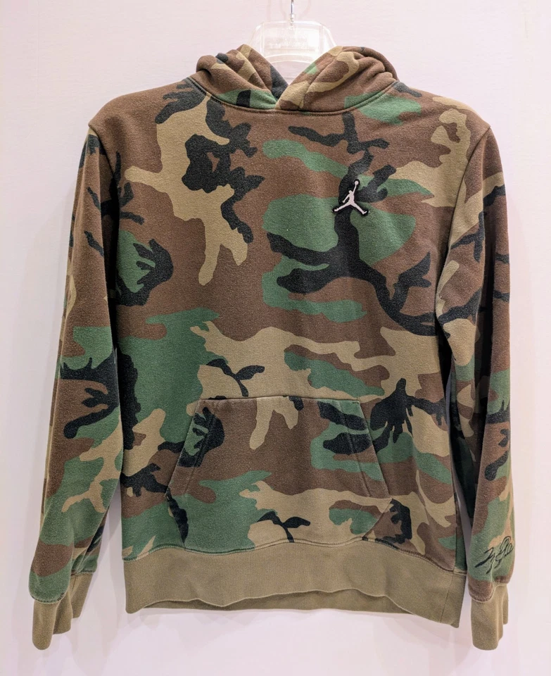 Nike Air Jordan Camo Sweatshirt And Sweatpants SET Hoodie Embroidered Youth XL - Image 2 of 4