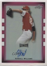 2018 Leaf Metal Perfect Game All-American Classic 6/20 Kendall Williams Auto a8r