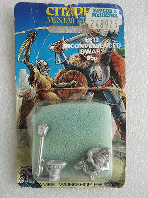 Limited Edition LE13 Inconvenienced Dwarf on toilet NIB Citadel Warhammer Empire