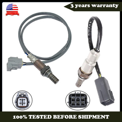 2PCS Oxygen Sensor Up+Downstream For Mazda 6 2.5L L4 Turbocharged 2018 2019-2021