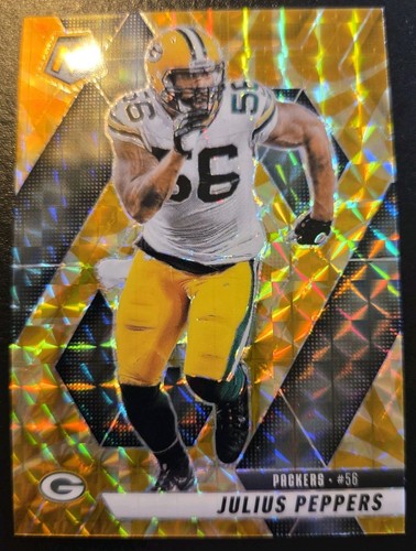 2025 Panini Mosaic Football Julius Peppers Reactive Yellow Prizm #207 Packers