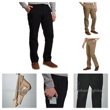 Weatherproof Vintage Men's Bonded Fleece Lined Pant Black, Tan choose sizes