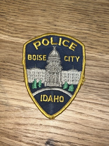 Vintage Obsolete Police Patch Boise City Idaho