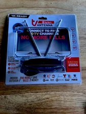 4K HD Digital TV Antenna Indoor Outdoor 35 Mile Range No Cable Needed Free HDTV