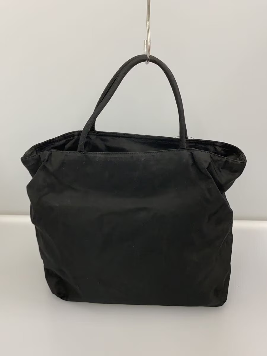 PRADA handbag nylon black plain — image 3