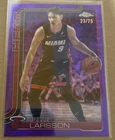 2025 Topps Chrome Basketball Pulsar Purple Refractor Pelle Larsson #189