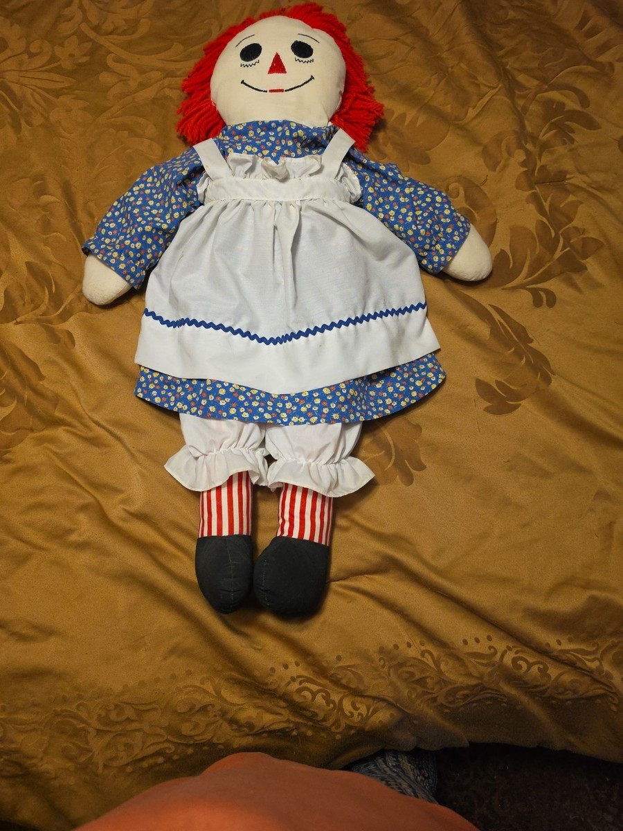 VINTAGE Raggedy Ann CLOTH Doll 34