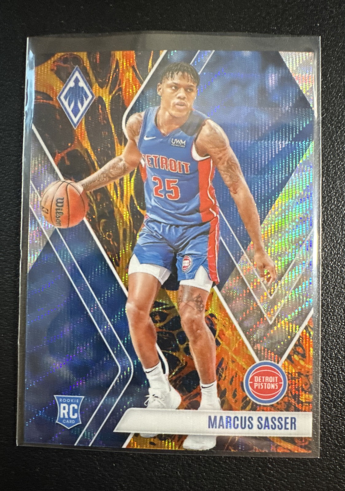2023-24 Panini Phoenix - Rookies Marcus Sasser #263 Lava #24/75 (RC) Pistons