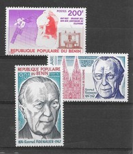 BENIN : 3 timbres neufs**