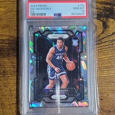 Panini 2023-24 Prizm GG Jackson II Memphis Grizzlies Ice #179 PSA 10 Rookie