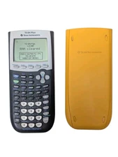 Texas Instruments TI 84 Plus Graphing Calculator Black And Yellow 