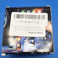 Wireless CarPlay Android Auto Adapter Box USB Link Plug and Play Easy To Use