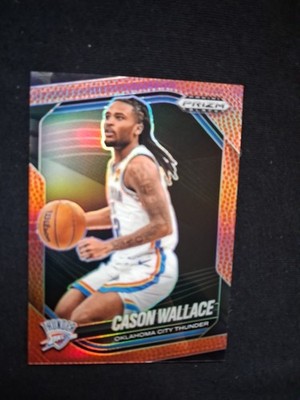 2024-25 PRIZM BLACK NBA - Cason Wallace - BASKETBALL #'d /225 - OKC Thunder