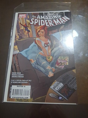#ad Amazing Spiderman #601 first printing 2009 Marvel Comic Book J Scott Campbell $200.00