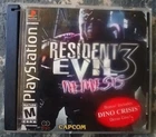 Resident Evil 3: Nemesis (PlayStation 1, 1999) CIB Tested W/Dino Crisis Demo