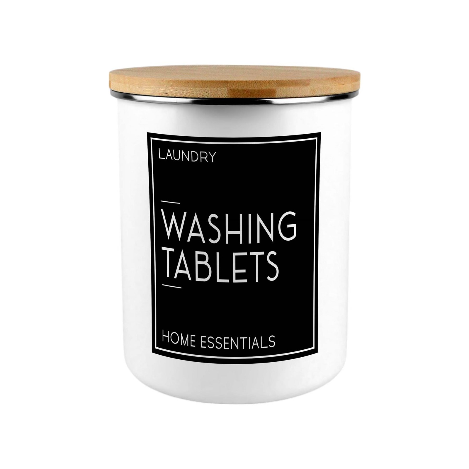Inverted Minimalist Washing Tablets Home Storage Canister - Ideal Home Gift